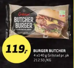 Bunnpris Grilstad hamburger tilbud
