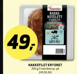 Bunnpris Finsbråten nakkekoteletter tilbud