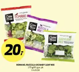 Bunnpris Grønn og frisk salat tilbud