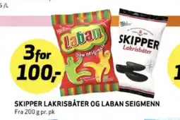 Bunnpris Skipper lakris tilbud