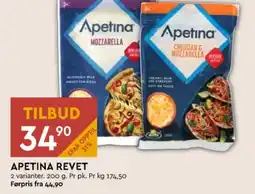 Coop Mega Apetina revet ost mozzarella tilbud