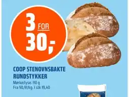 Coop Obs Ukjent butiksbagt brød tilbud