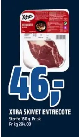Coop Obs Xtra entrecôte tilbud