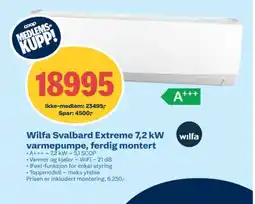 Coop Obs Wilfa varmepumpe tilbud
