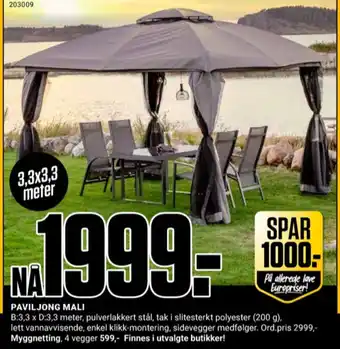 Europris Home paviljong tilbud
