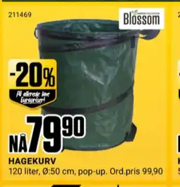 Europris Blossom hagekurv tilbud