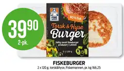 Kiwi Fiskemannen fiskeburger tilbud