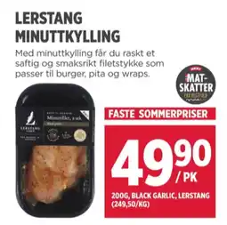 Meny Lerstang kyllingfilet tilbud