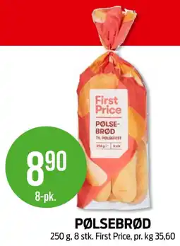 Kiwi First price pølsebrød tilbud