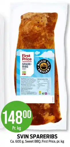 Kiwi First price spareribs tilbud