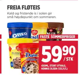 Meny Freia daim is tilbud