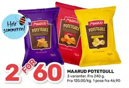Matkroken Maarud potetgull classic salt tilbud