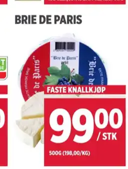 Meny Brie de paris brie tilbud