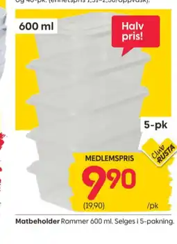 Rusta Ukjent oppbevaringsboks tilbud