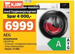 POWER Aeg vaskemaskin tilbud