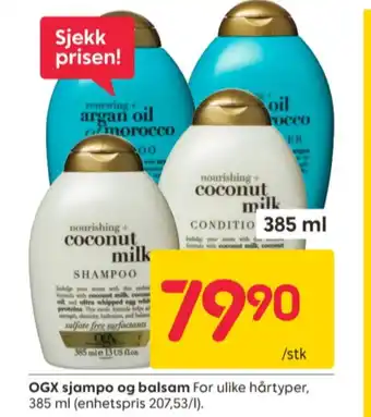 Rusta Ogx shampoo tilbud