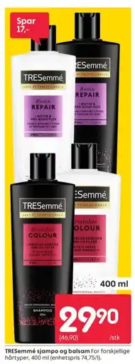 Rusta Tresemmé shampoo tilbud