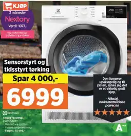 POWER Electrolux tørketrommel tilbud