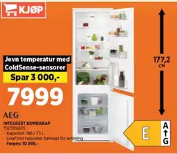 POWER Aeg kombiskap tilbud