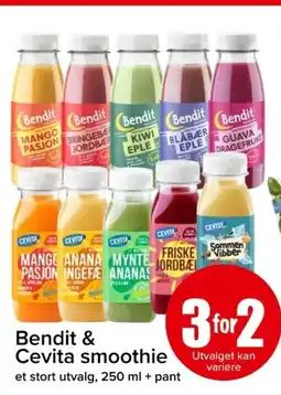 Eurospar Bendit & Cevita smoothie tilbud