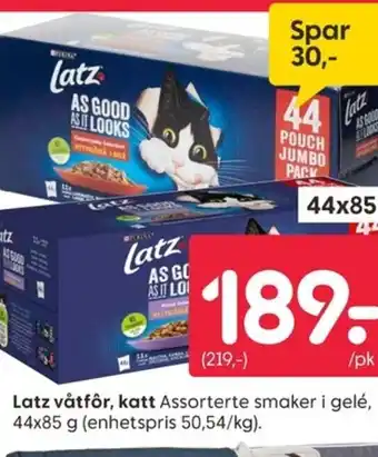 Rusta Latz våtfôr, katt tilbud