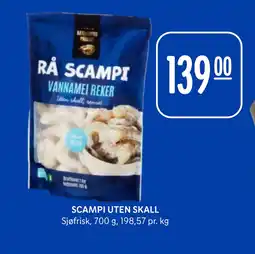 Rema 1000 SCAMPI UTEN SKALL tilbud