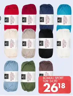 Sparkjøp BOMULL SPORT tilbud