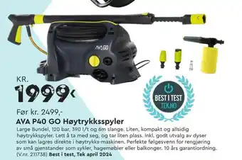 Mekk AVA P40 GO Høytrykksspyler tilbud