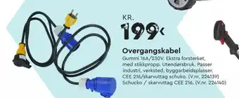 Mekk Overgangskabel tilbud