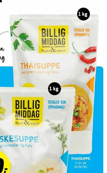 Bunnpris Thaisuppe tilbud