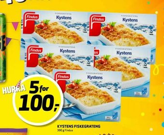 Bunnpris Kystens fiskegrateng tilbud