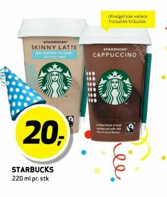 Bunnpris Starbucks tilbud
