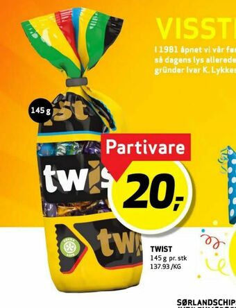 Bunnpris Twist tilbud