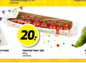 Bunnpris Tomater toma' dor tilbud