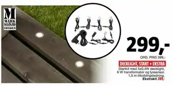 Bauhaus Decklight, start + ekstra tilbud