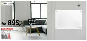 Bauhaus Termo glass wifi tilbud
