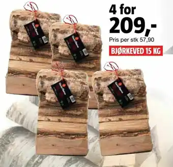 Bauhaus Bjørkeved 15 kg tilbud