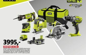 Bauhaus Verktøypakke 18 v one+ tilbud