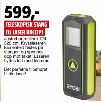 Teleskopisk stang til laser rbcltp1