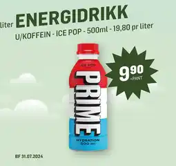 Holdbart ENERGIDRIKK tilbud