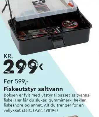 Mekk Fiskeutstyr saltvann tilbud