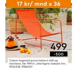 Skeidar Calem hagestol tilbud