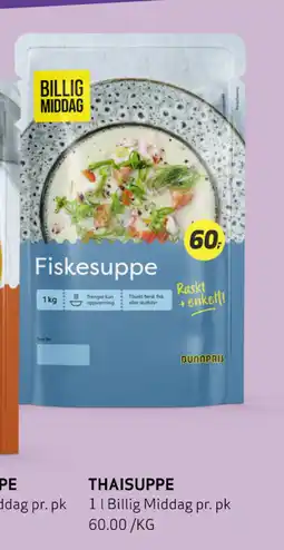 Bunnpris THAISUPPE tilbud