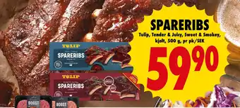 Nordby Supermarket SPARERIBS tilbud