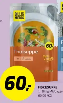 Bunnpris FISKESUPPE tilbud