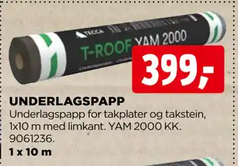 jem & fix UNDERLAGSPAPP tilbud