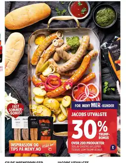 Meny JACOBS UTVALGTE tilbud