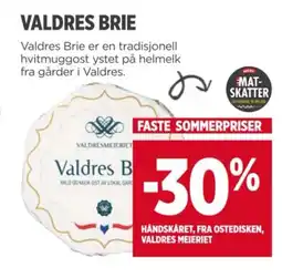 Meny VALDRES BRIE tilbud