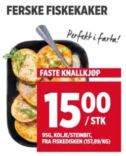 Meny FERSKE FISKEKAKER tilbud