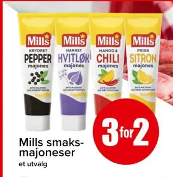 Spar Mills smaks- majoneser tilbud